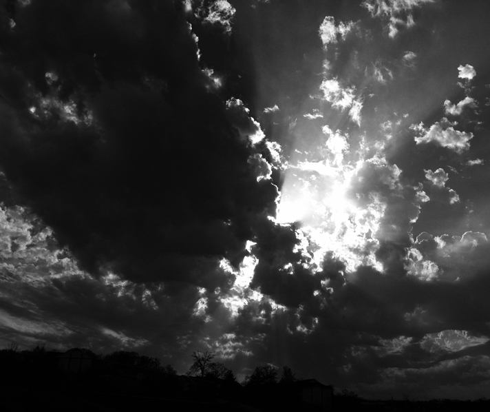 Black and White Clouds